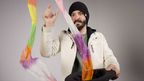 PRO SILK LARGE RAINBOW STREAMER 16 foot X 2.5 inch by Murphy's Magic by Murphy's Magic Supplies, Inc.