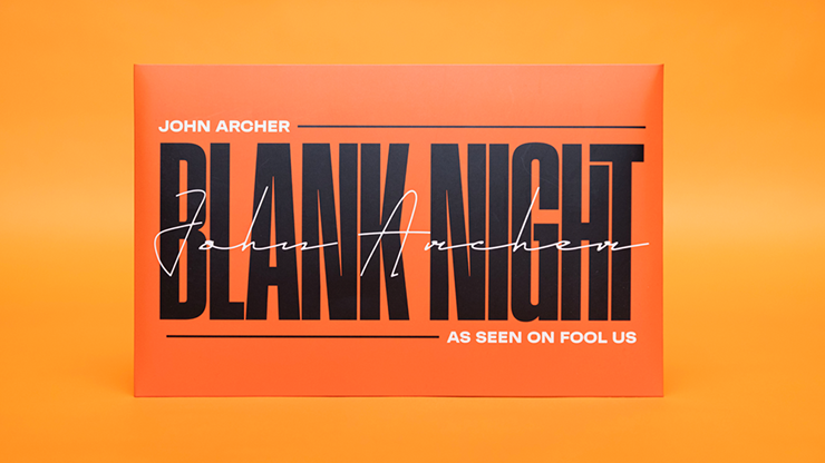 Blank Night 2025 Edition (Orange) by John Archer by Murphy's Magic Supplies, Inc.