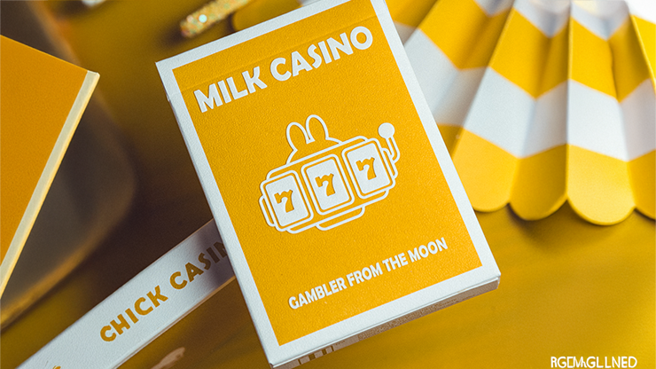 The Milk Casino Deck by Bacon Playing Card Company by Murphy's Magic Supplies, Inc.