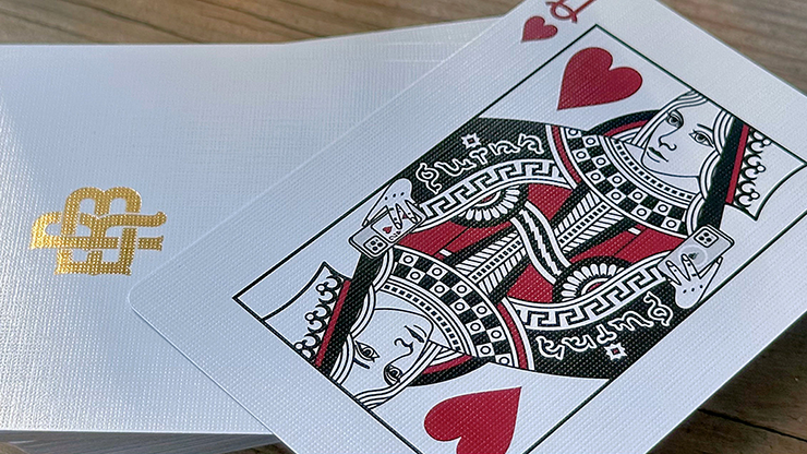 Gold Foil Monogram Playing Cards by Murphy's Magic Supplies, Inc.