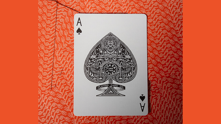 No Borders Edition 2 Crown Back (Red) Playing Cards by Joker and the Thief by Murphy's Magic Supplies, Inc.