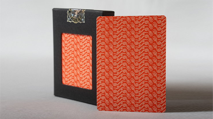 No Borders Edition 2 Crown Back (Red) Playing Cards by Joker and the Thief by Murphy's Magic Supplies, Inc.