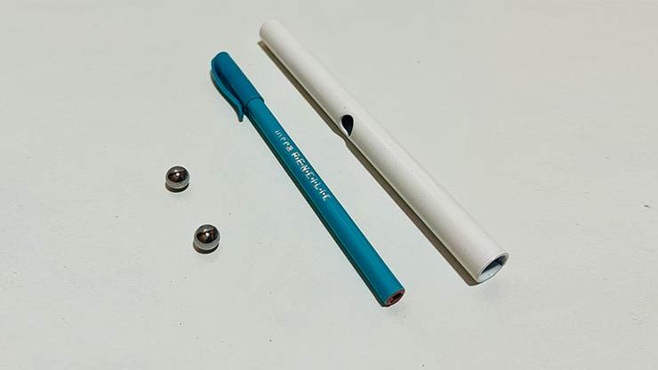 Steel Ball Through Pen by The Essel Magic by Murphy's Magic Supplies, Inc.