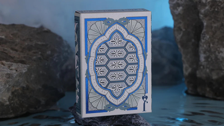 Urashima Tarou (Blue) Origami Playing Cards by Murphy's Magic Supplies, Inc.