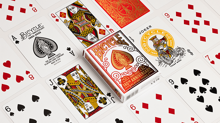 Bicycle 140th Anniversary Playing Cards by US Playing Card by Murphy's Magic Supplies, Inc.
