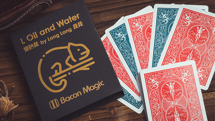 L Oil and Water (Red) by Long Long & Bacon Magic by Murphy's Magic Supplies, Inc.