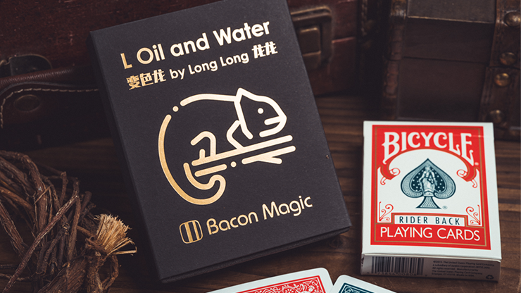 L Oil and Water (Red) by Long Long & Bacon Magic by Murphy's Magic Supplies, Inc.