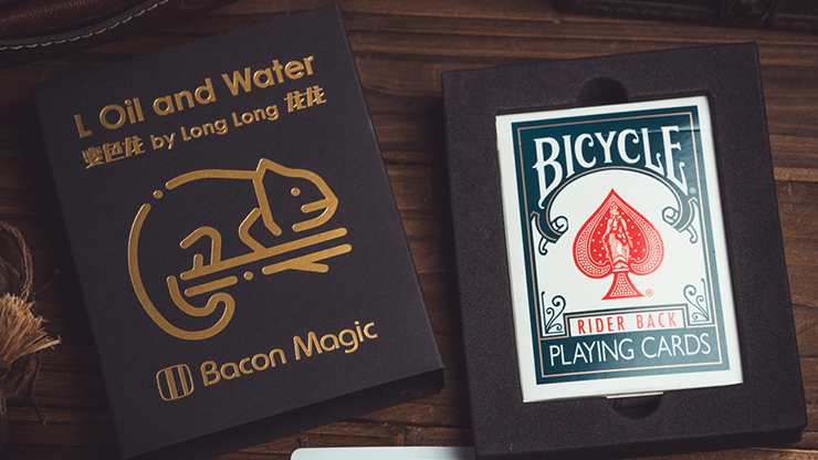 L Oil and Water (Blue) by Long Long & Bacon Magic by Murphy's Magic Supplies, Inc.