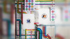 WHITE EDITION FULTON STREET MTA PLAYING CARDS (1972 VIGNELLI MAP EDITION) by Murphy's Magic Supplies, Inc.