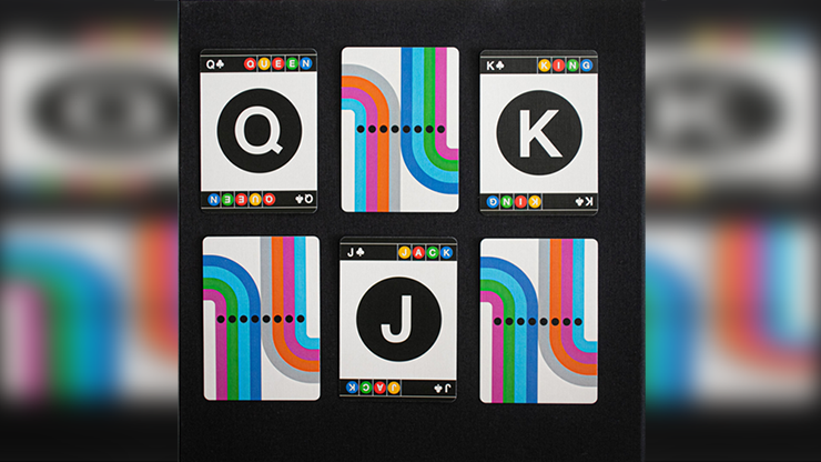 WHITE EDITION FULTON STREET MTA PLAYING CARDS (1972 VIGNELLI MAP EDITION) by Murphy's Magic Supplies, Inc.