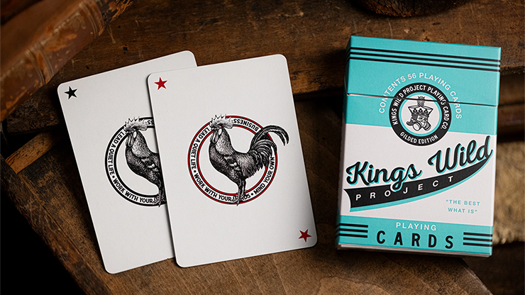 Gilded No.13 Table Players Vol.38 Playing Cards by Kings Wild Project by Murphy's Magic Supplies, Inc.