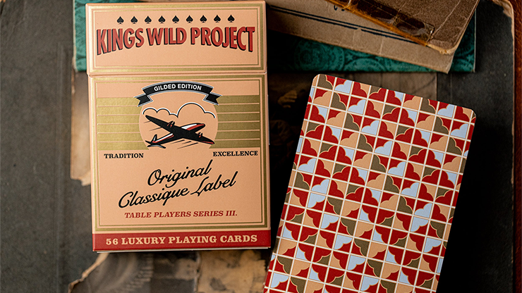 Gilded No.13 Table Players Vol.39 Playing Cards by Kings Wild Project by Murphy's Magic Supplies, Inc.