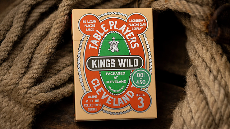 Gilded No.13 Table Players Vol.41 Playing Cards by Kings Wild Project by Murphy's Magic Supplies, Inc.