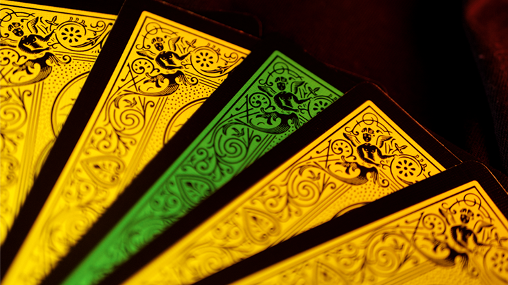 Bicycle Reverse (Yellow) Playing Cards by Murphy's Magic Supplies, Inc.