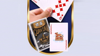 GUAN DAM -Warriors of the Three Kingdoms (Black) Playing Cards by YOKAGAME by Murphy's Magic Supplies, Inc.