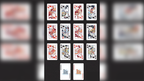 GUAN DAM -Warriors of the Three Kingdoms (Black) Playing Cards by YOKAGAME by Murphy's Magic Supplies, Inc.