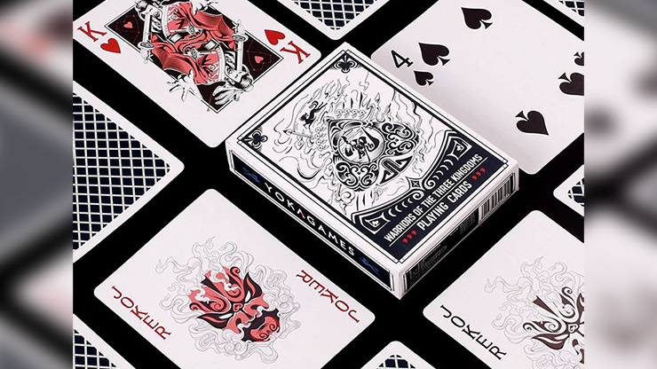 Warriors Of Three Kingdoms (Blue) Playing Cards by YOKAGAME by Murphy's Magic Supplies, Inc.