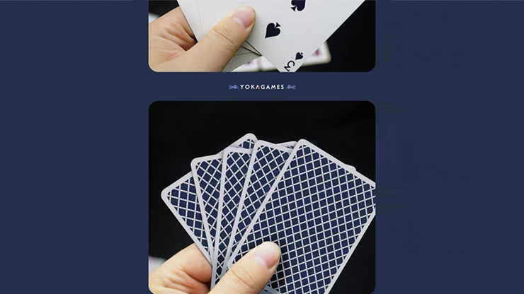 Warriors Of Three Kingdoms (Blue) Playing Cards by YOKAGAME by Murphy's Magic Supplies, Inc.