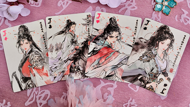 Four Beauties (DiaoChan) Playing Cards by Murphy's Magic Supplies, Inc.