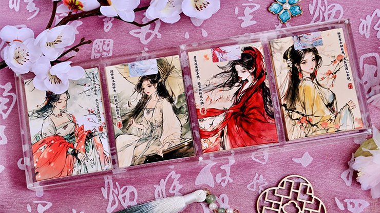 Four Beauties (DiaoChan) Playing Cards by Murphy's Magic Supplies, Inc.