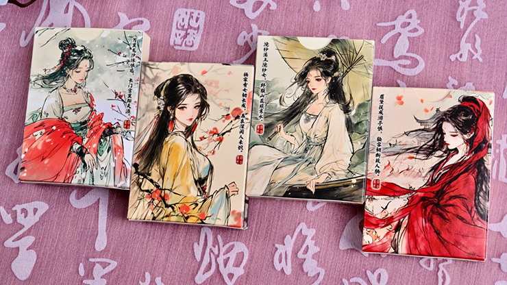 Four Beauties (WangZhaojun) Playing Cards by Murphy's Magic Supplies, Inc.