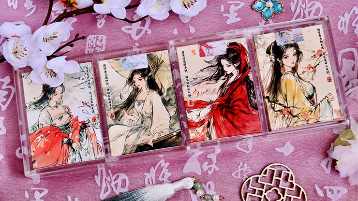 Four Beauties (XiShi) Playing Cards by Murphy's Magic Supplies, Inc.