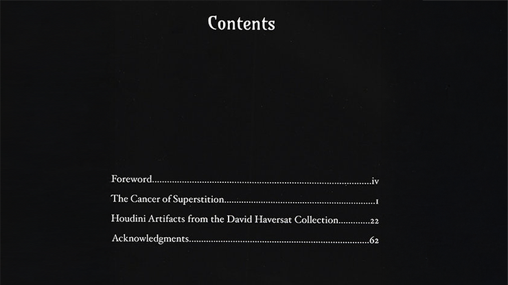 The Cancer of Superstition by Harry Houdini and C.M. Eddy Jr. by Murphy's Magic Supplies, Inc.