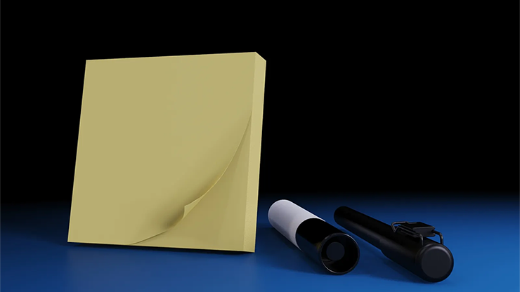 The Iarvel Magic Post-It Pad (Yellow) by Iarvel Magic by Murphy's Magic Supplies, Inc.