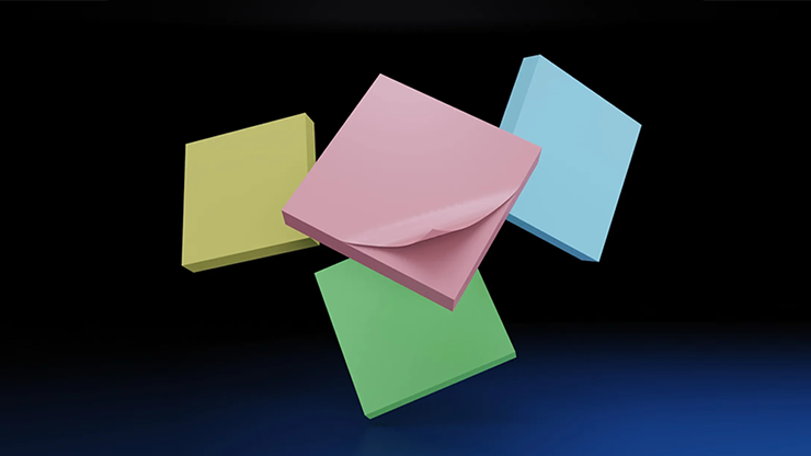The Iarvel Magic Post-It Pad (Red) by Iarvel Magic by Murphy's Magic Supplies, Inc.