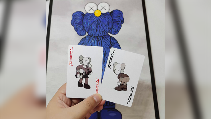 Kaws Seeing / Watching Black Edition Playing Cards by Murphy's Magic Supplies, Inc.