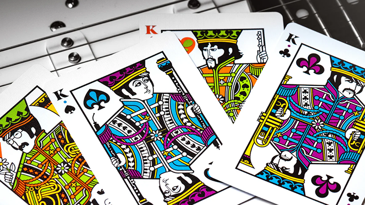 The Beatles Special Edition (White) Playing Cards by theory11 by Murphy's Magic Supplies, Inc.