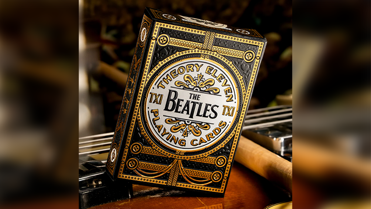 The Beatles Special Edition (Black) Playing Cards by theory11 by Murphy's Magic Supplies, Inc.