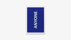 Cap Logo (Navy) ANYONE Playing Cards by Murphy's Magic Supplies, Inc.