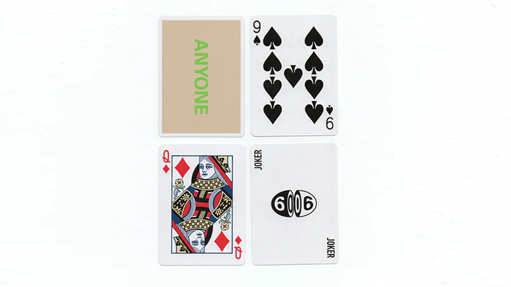 Beige/Green Cap Logo ANYONE Playing Cards by Murphy's Magic Supplies, Inc.