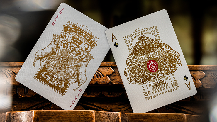 Tavern on the Green: Red Edition Playing Cards by theory11 by Murphy's Magic Supplies, Inc.