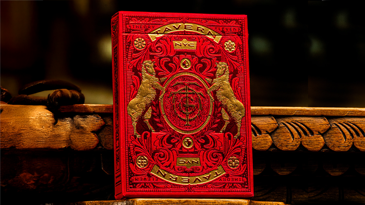 Tavern on the Green: Red Edition Playing Cards by theory11 by Murphy's Magic Supplies, Inc.