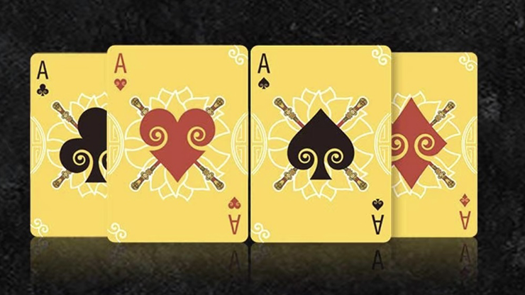 XIYOU POKER Journey to the West Dark Edition (Black) Playing Cards by Murphy's Magic Supplies, Inc.