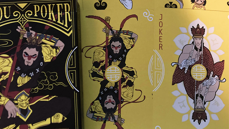 XIYOU POKER Journey to the West Dark Edition (Black) Playing Cards by Murphy's Magic Supplies, Inc.