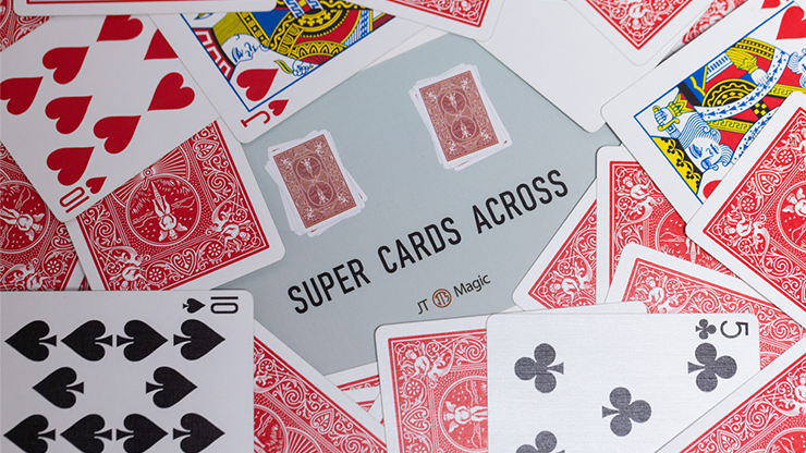Super Cards Across (Red) by JT Magic by Murphy's Magic Supplies, Inc.