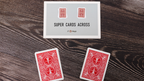Super Cards Across (Red) by JT Magic by Murphy's Magic Supplies, Inc.
