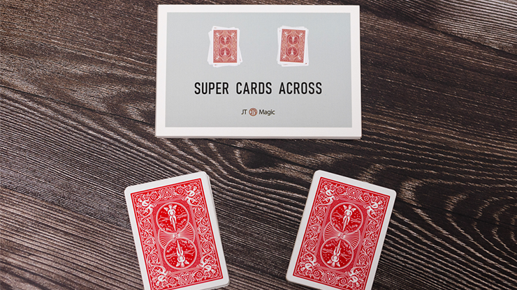 Super Cards Across (Red) by JT Magic by Murphy's Magic Supplies, Inc.