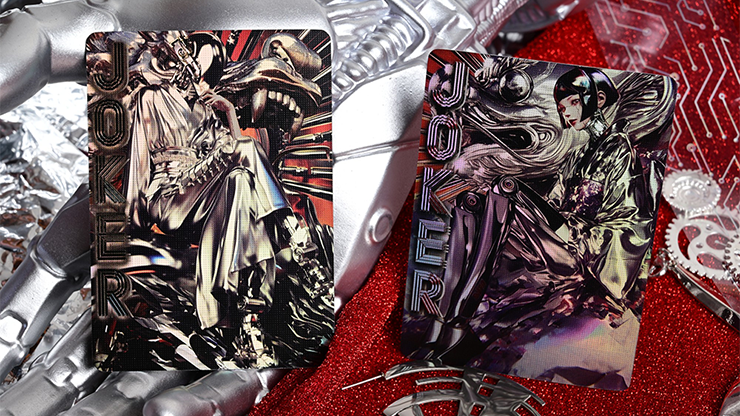 Robo-Geisha playing cards by Evokad by Murphy's Magic Supplies, Inc.