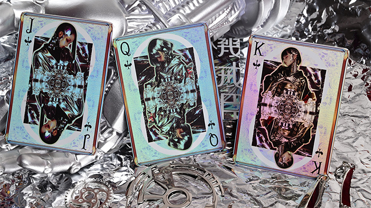 Robo-Geisha playing cards by Evokad by Murphy's Magic Supplies, Inc.