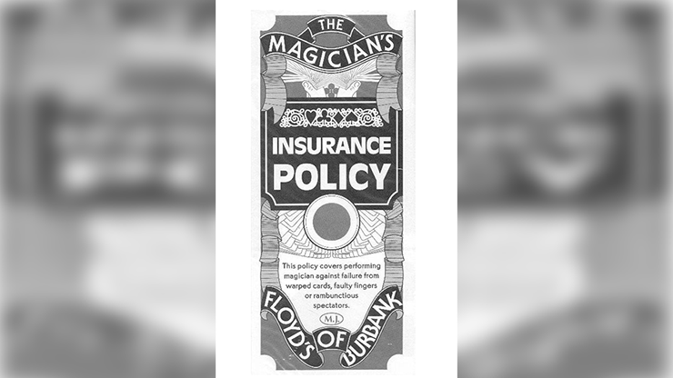 The Magicians Insurance Policy by Murphy's Magic Supplies, Inc.