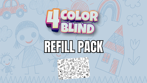 4 Color Blind Refill by Guillaume Bienne by Murphy's Magic Supplies, Inc.