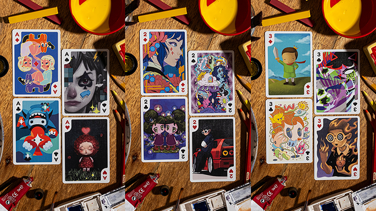 Bicycle Sari Sari (Code Red Edition) Playing Cards by Murphy's Magic Supplies, Inc.