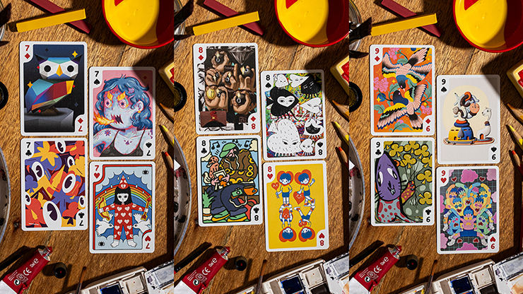 Bicycle Sari Sari (Code Red Edition) Playing Cards by Murphy's Magic Supplies, Inc.