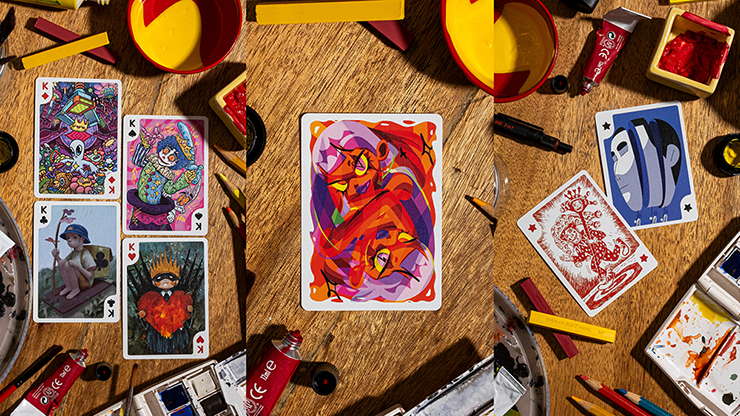 Bicycle Sari Sari (Code Red Edition) Playing Cards by Murphy's Magic Supplies, Inc.