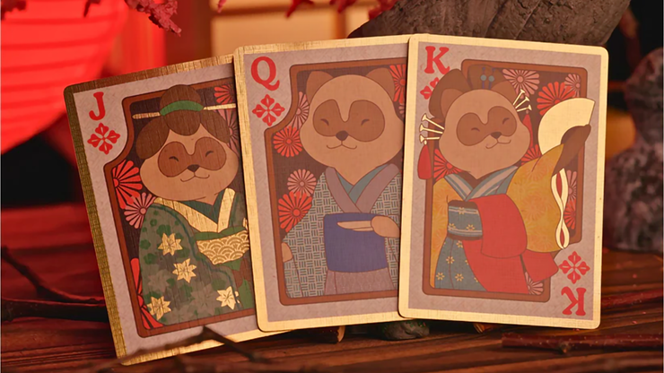 Tanuki Yukaku (Yukaku Tales) Playing Cards by Murphy's Magic Supplies, Inc.