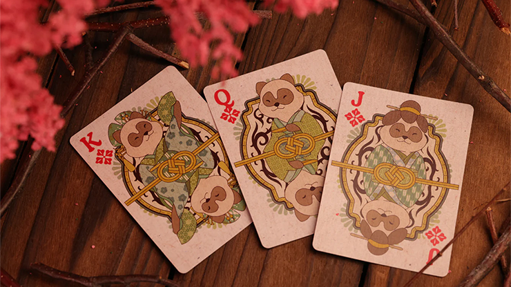 Tanuki Yukaku (Oiran-Dochu) Playing Cards by Murphy's Magic Supplies, Inc.